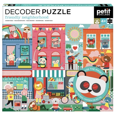 Zdjęcie Petit Collage Puzzle Decoder Ukryte Obrazki Sąsiedzi