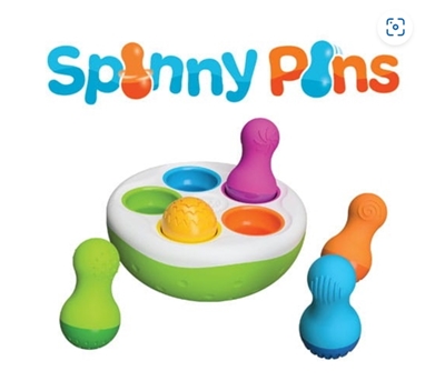 Zdjęcie Fat Brain Toy Sorter Kolorowe Wańki Wstańki SpinnyPins