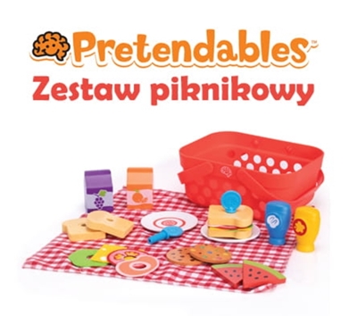 Zdjęcie Fat Brain Toy  Zestaw Piknikowy w Koszyku Pretendables