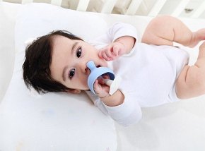 Mombella Gryzak Grzybek Mushroom Light Blue