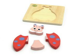 Oops Układanka Puzzle 3D Biedronka 12m+