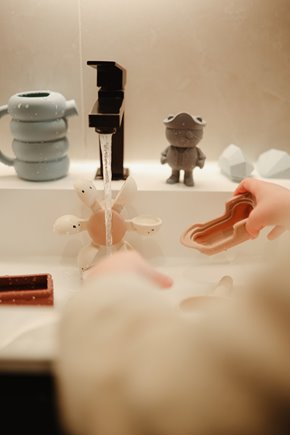 Mushie Zabawka do Kąpieli STEM Spinner z Przyssawką