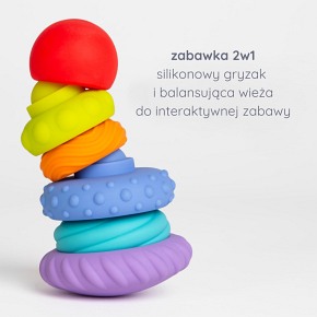 Ubbi Piramidka dla Dzieci i Gryzak 2w1